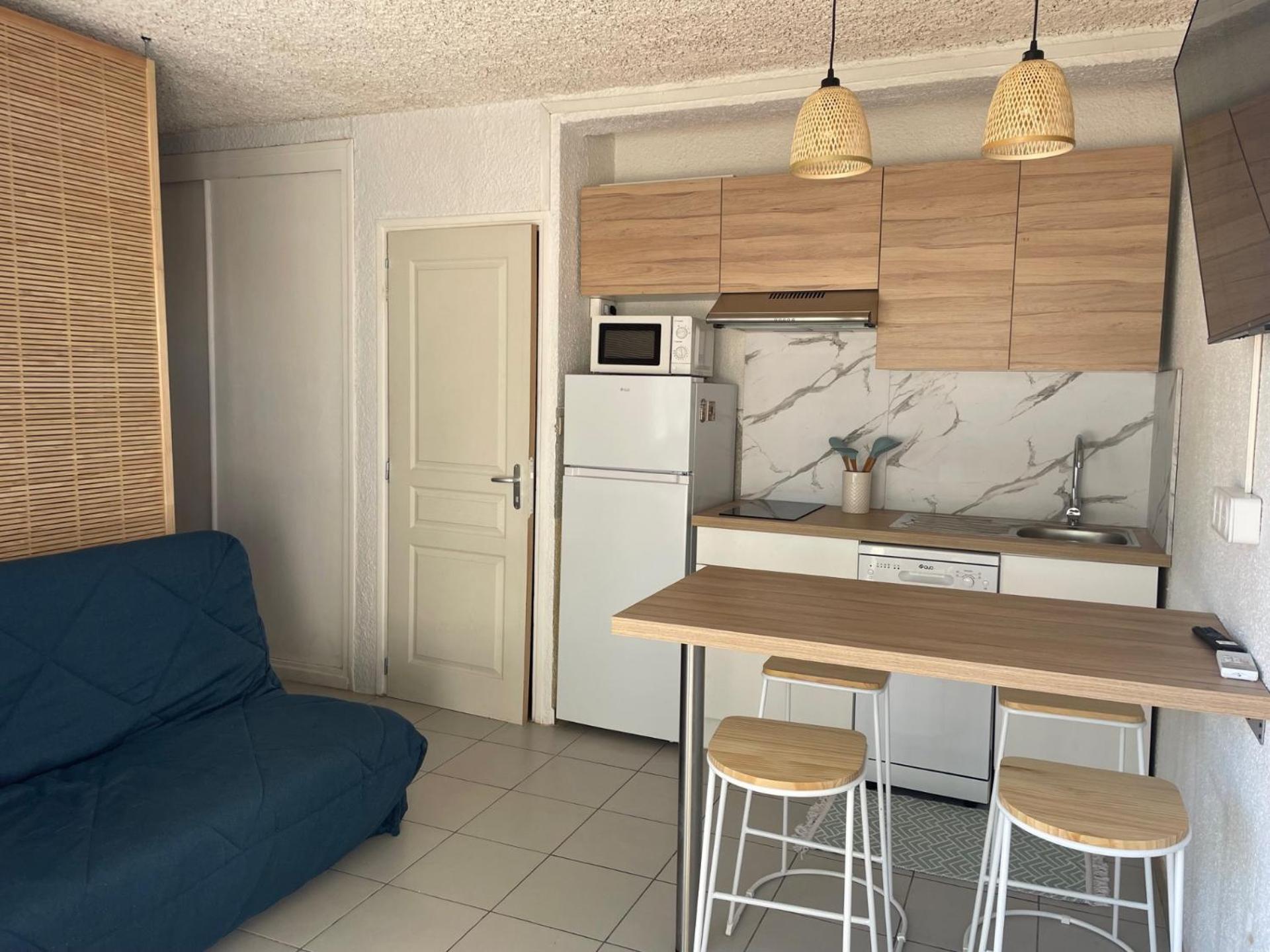 Studio Cosy A 300M De La Mer, Face Aux Festivals, Derriere La Night Life Le Barcares Luaran gambar
